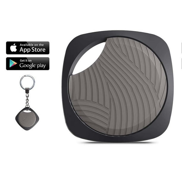 Gray Key Finder Bluetooth Locator Smart Tracker Anti-Lost Bidirectional Alarm Reminder with App for Android//iOS Phone for Phone Dogs Kids Luggage Wallet Replaceable Battery